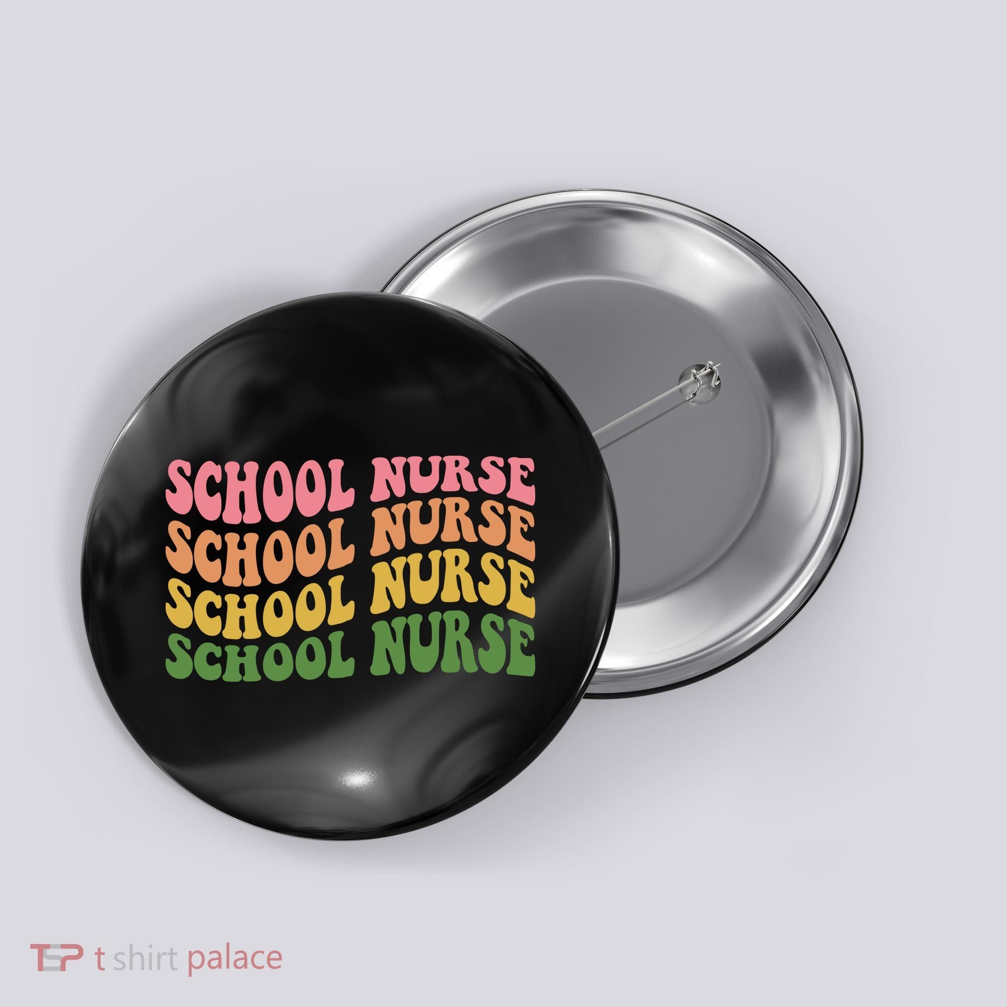School Nurse Word Mashup Button