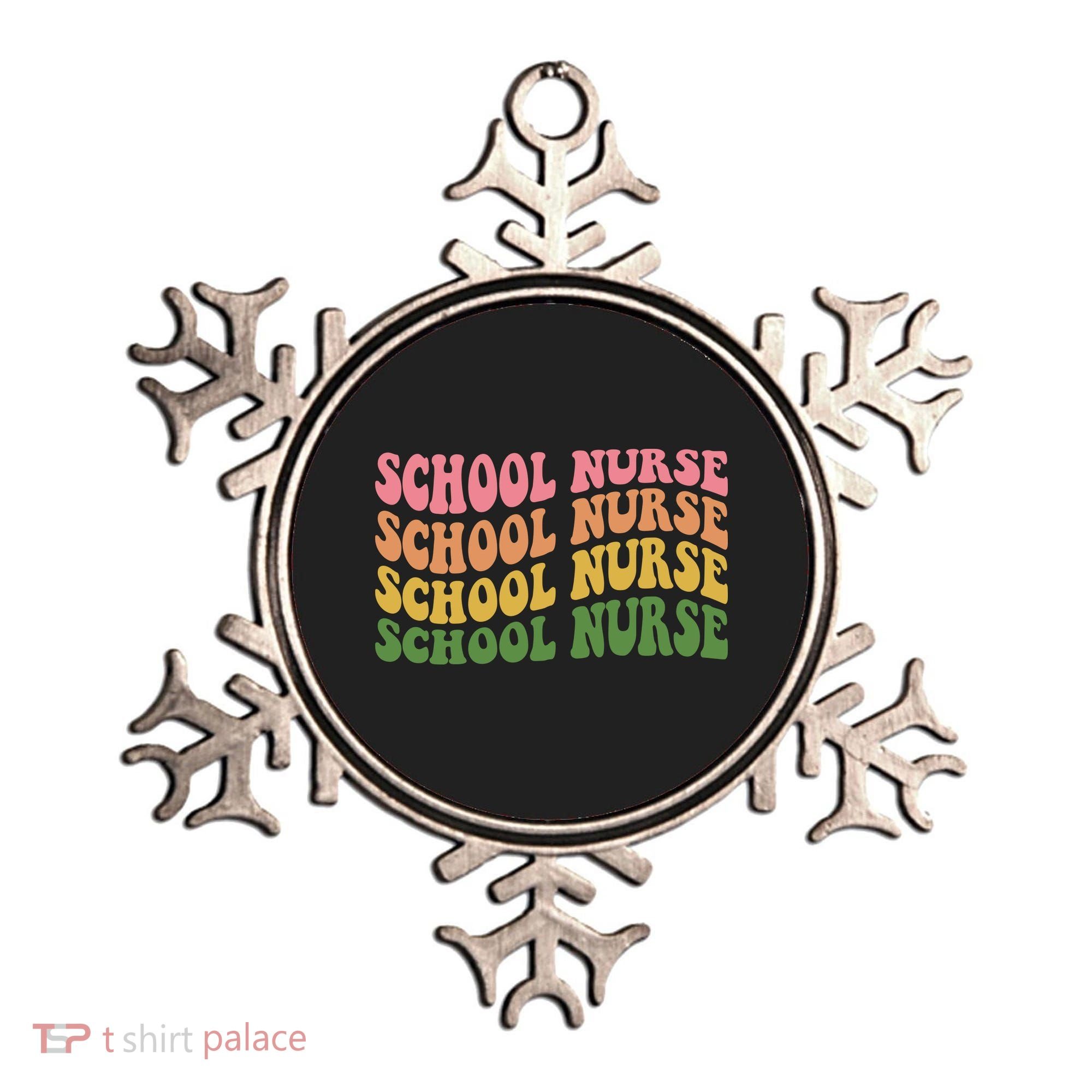 School Nurse Word Mashup Ornament
