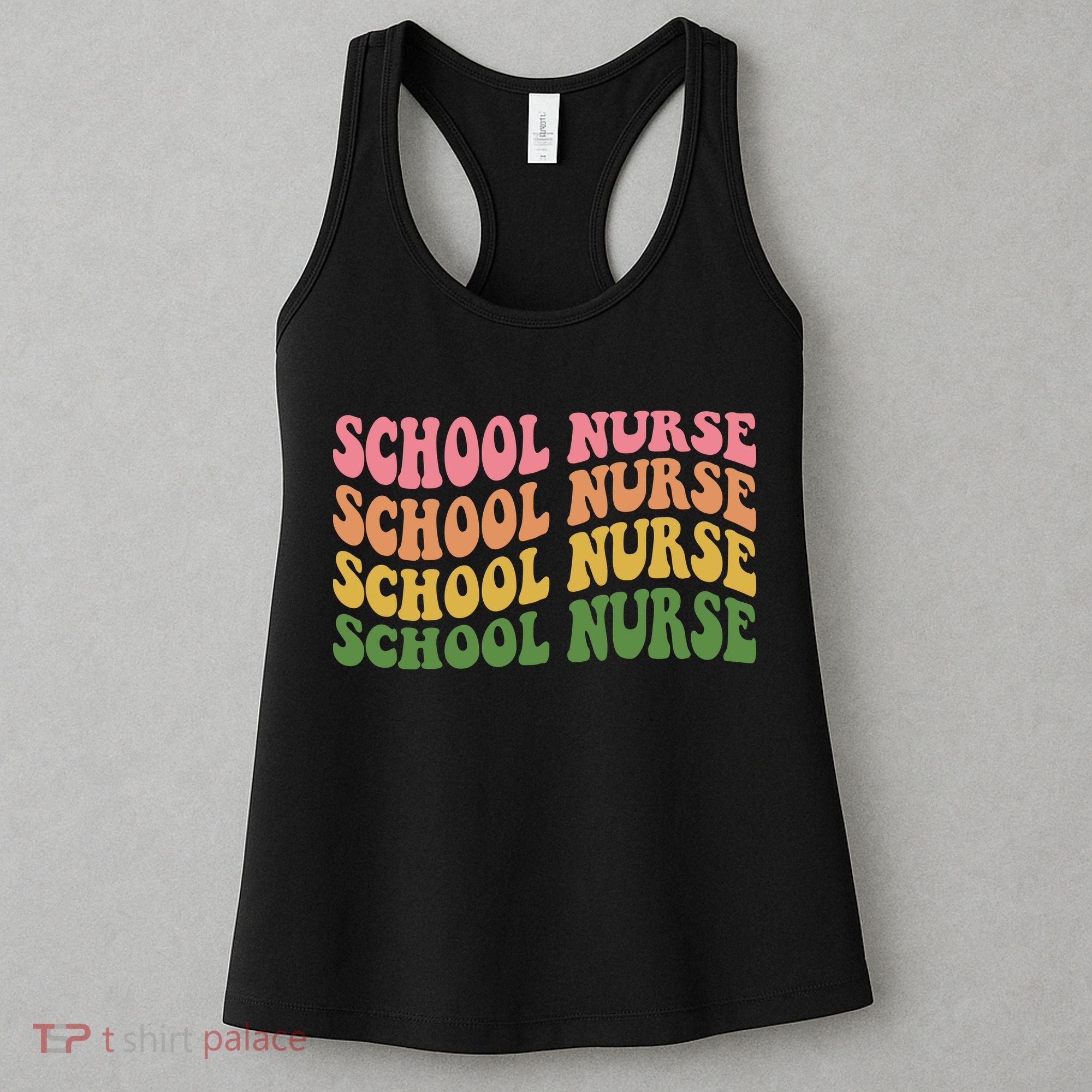School Nurse Word Mashup Women's Tank Top