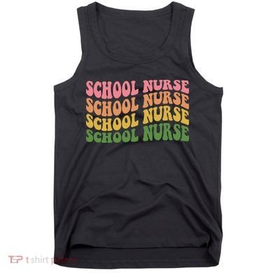 School Nurse Word Mashup Tank Top