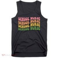 School Nurse Word Mashup Tank Top thumb 0