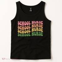 School Nurse Word Mashup Tank Top thumb 2
