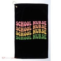 School Nurse Word Mashup Golf Towel thumb 0