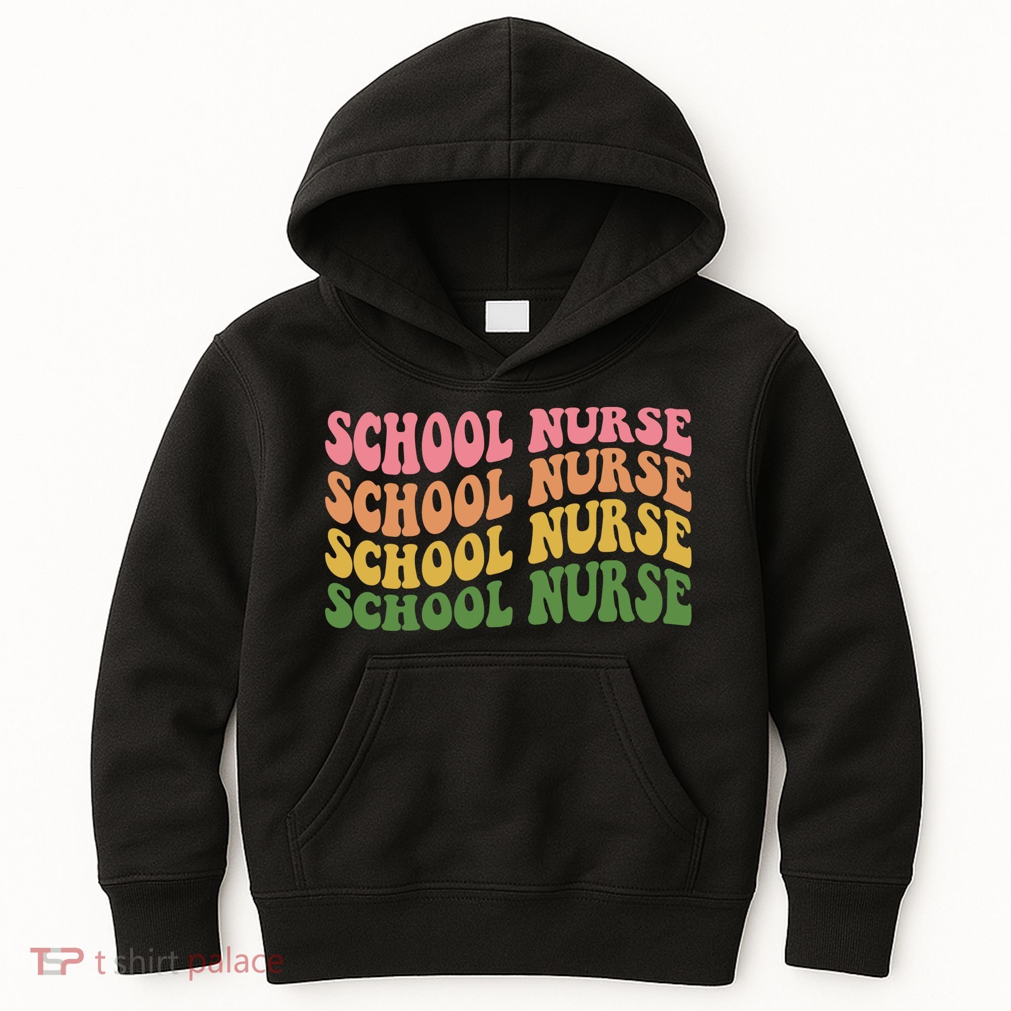 School Nurse Word Mashup Kids Hoodie