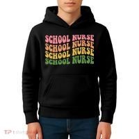 School Nurse Word Mashup Kids Hoodie thumb 4
