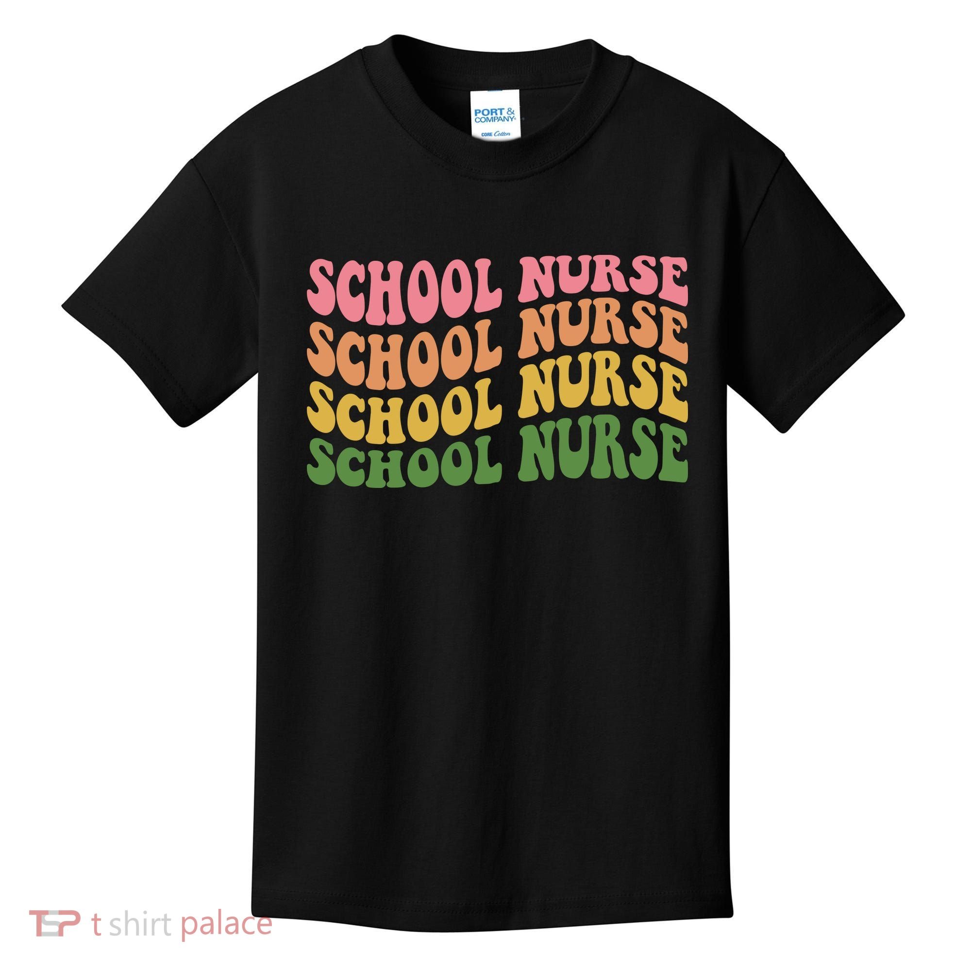School Nurse Word Mashup Kids T-Shirt