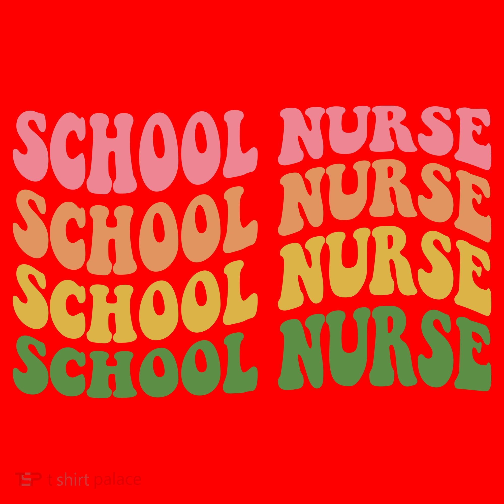 School Nurse Word Mashup Santa Hat