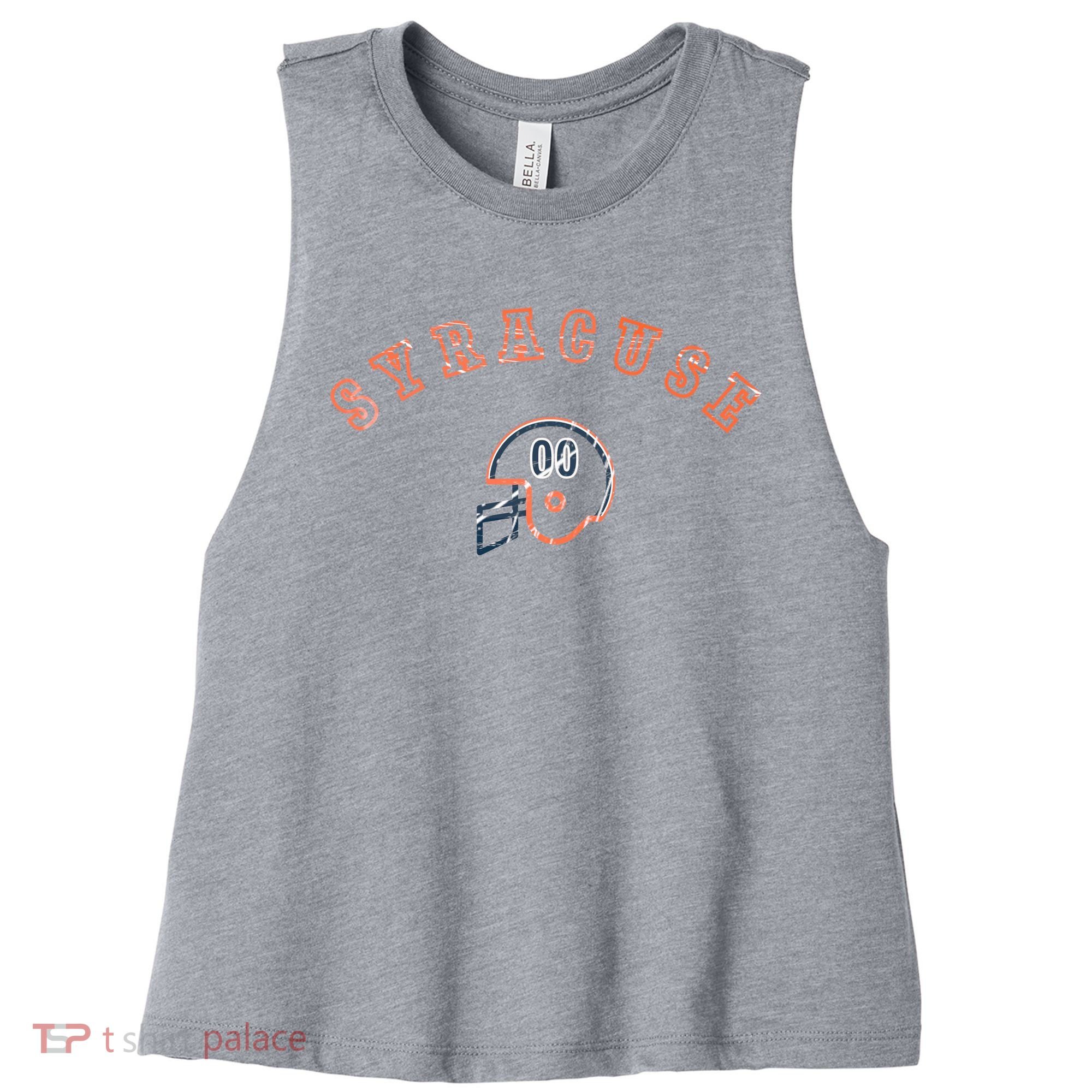 Syracuse, New York Women's Racerback Cropped Tank