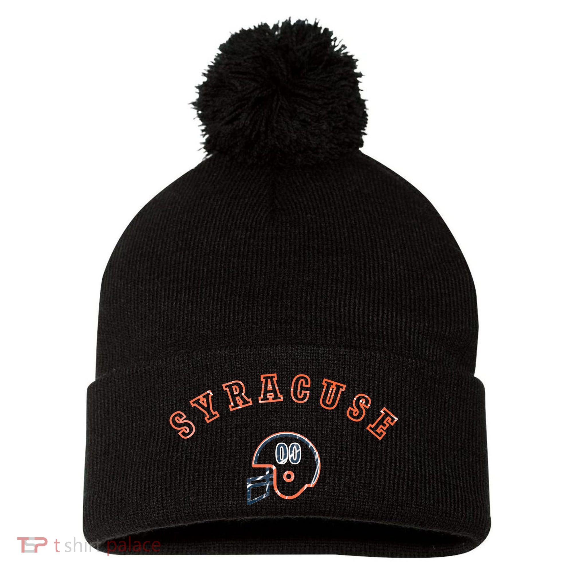 Syracuse, New York Pom Pom 12in Knit Beanie