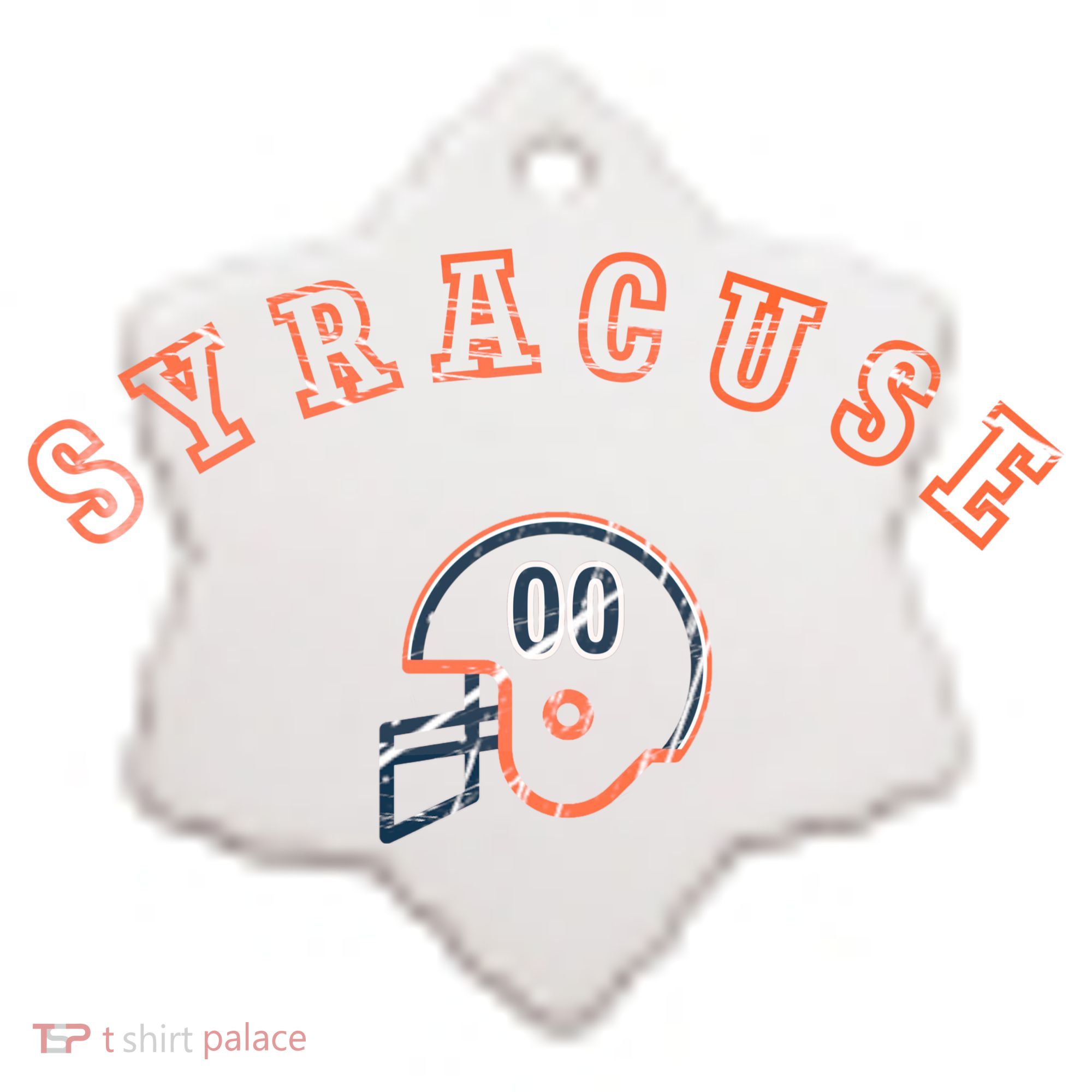 Syracuse, New York Ceramic Ornament