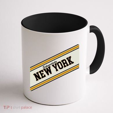 Schenectady New York Varsity Logo Coffee Mug back