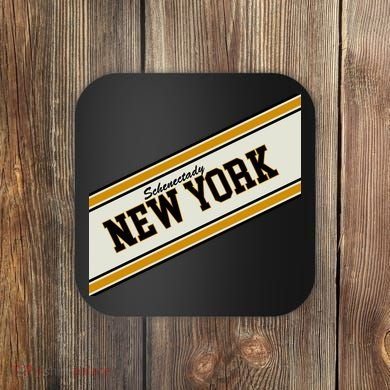 Schenectady New York Varsity Logo Coaster