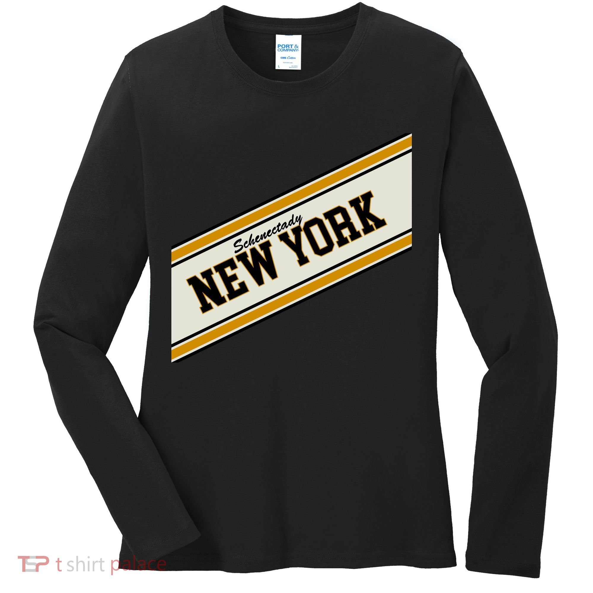 Schenectady New York Varsity Logo Women's Long Sleeve Shirt