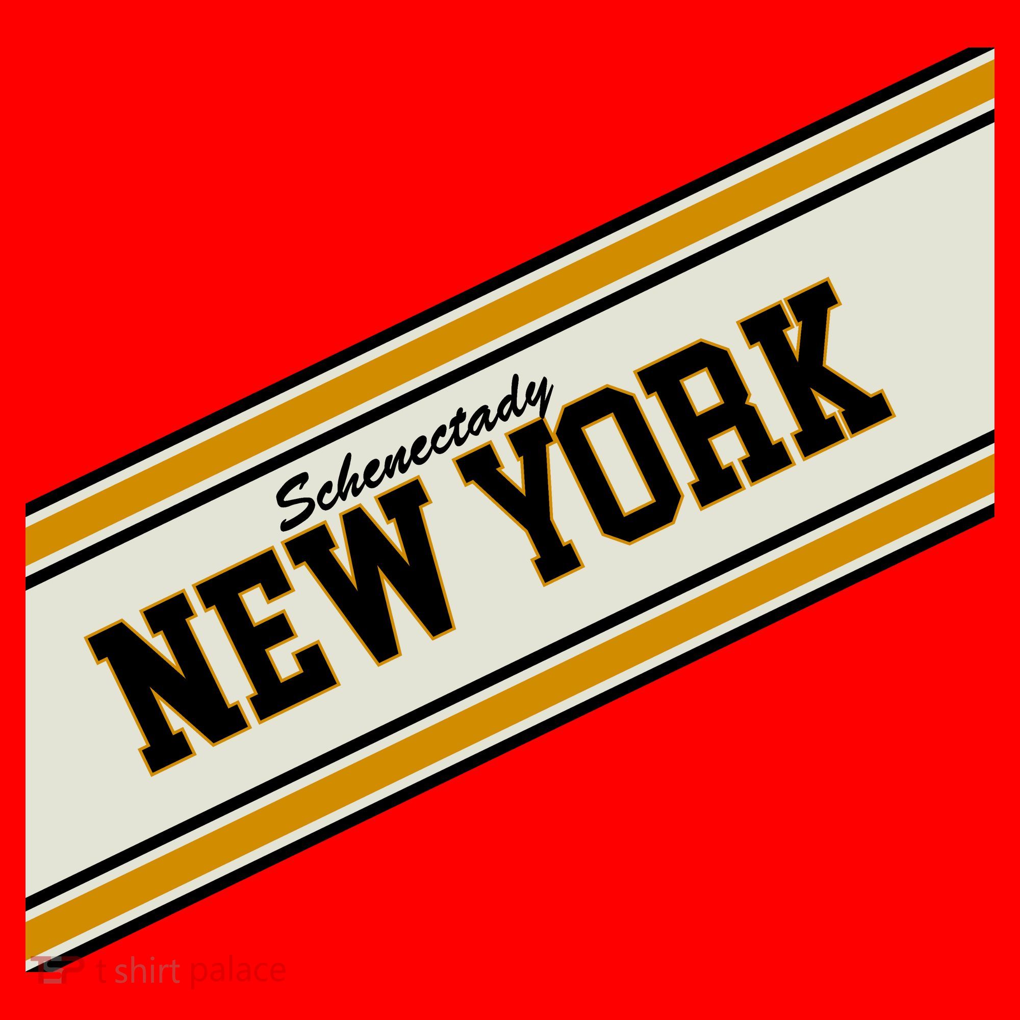 Schenectady New York Varsity Logo Santa Hat