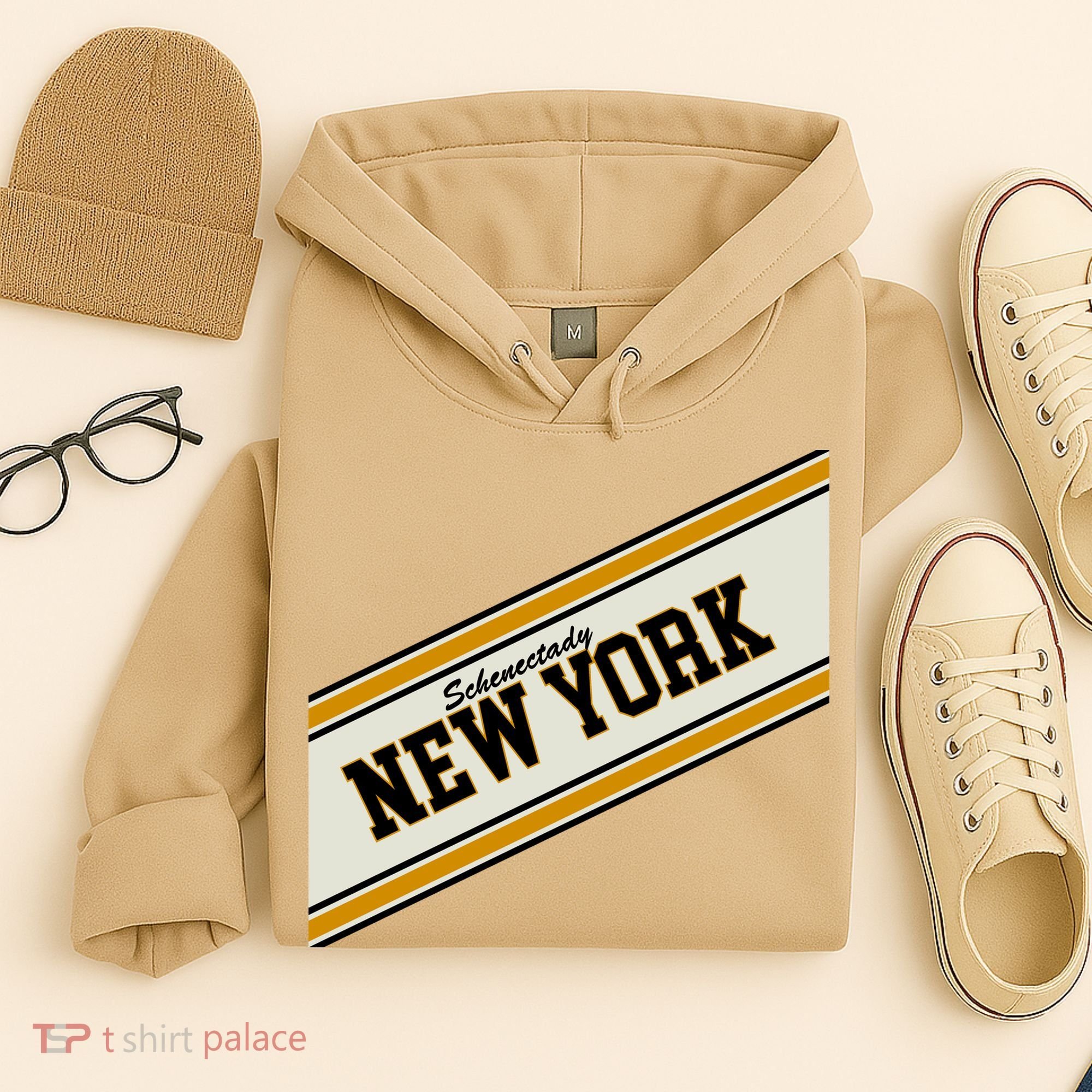 Schenectady New York Varsity Logo Hoodie