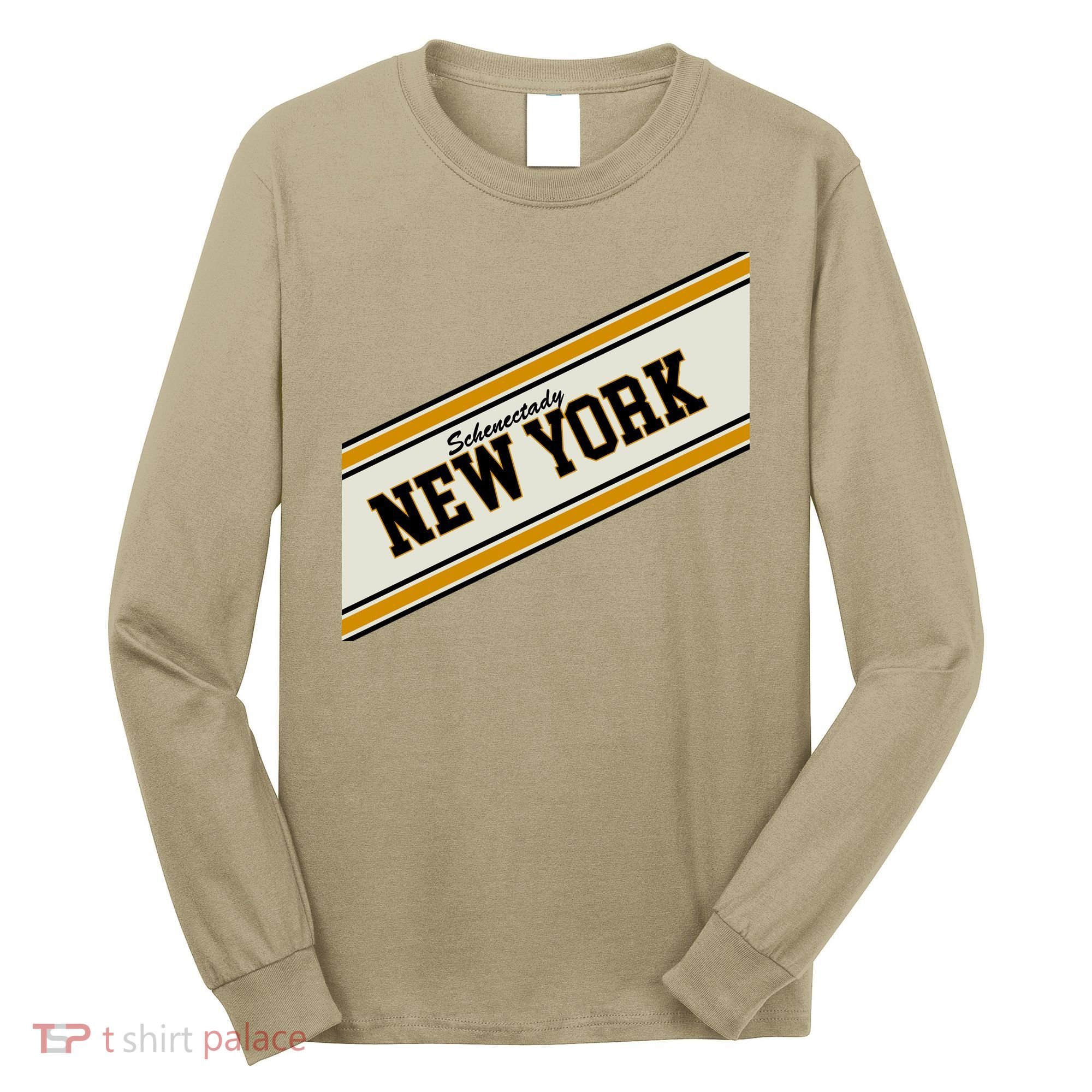 Schenectady New York Varsity Logo Long Sleeve Shirt