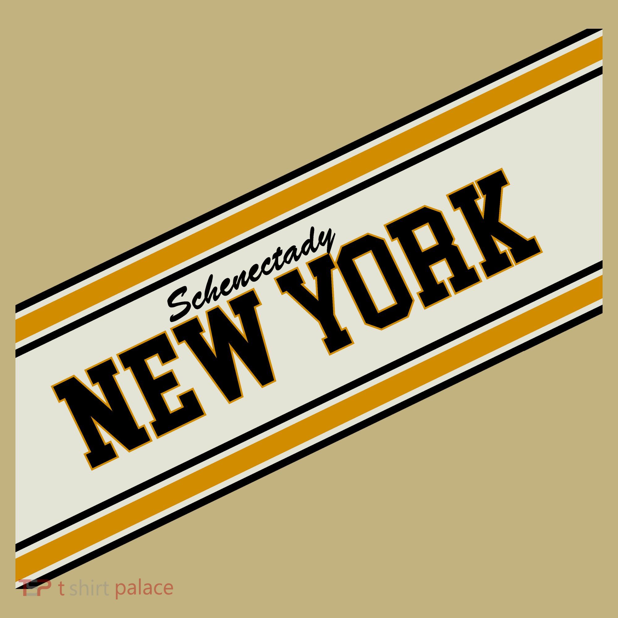 Schenectady New York Varsity Logo Polo