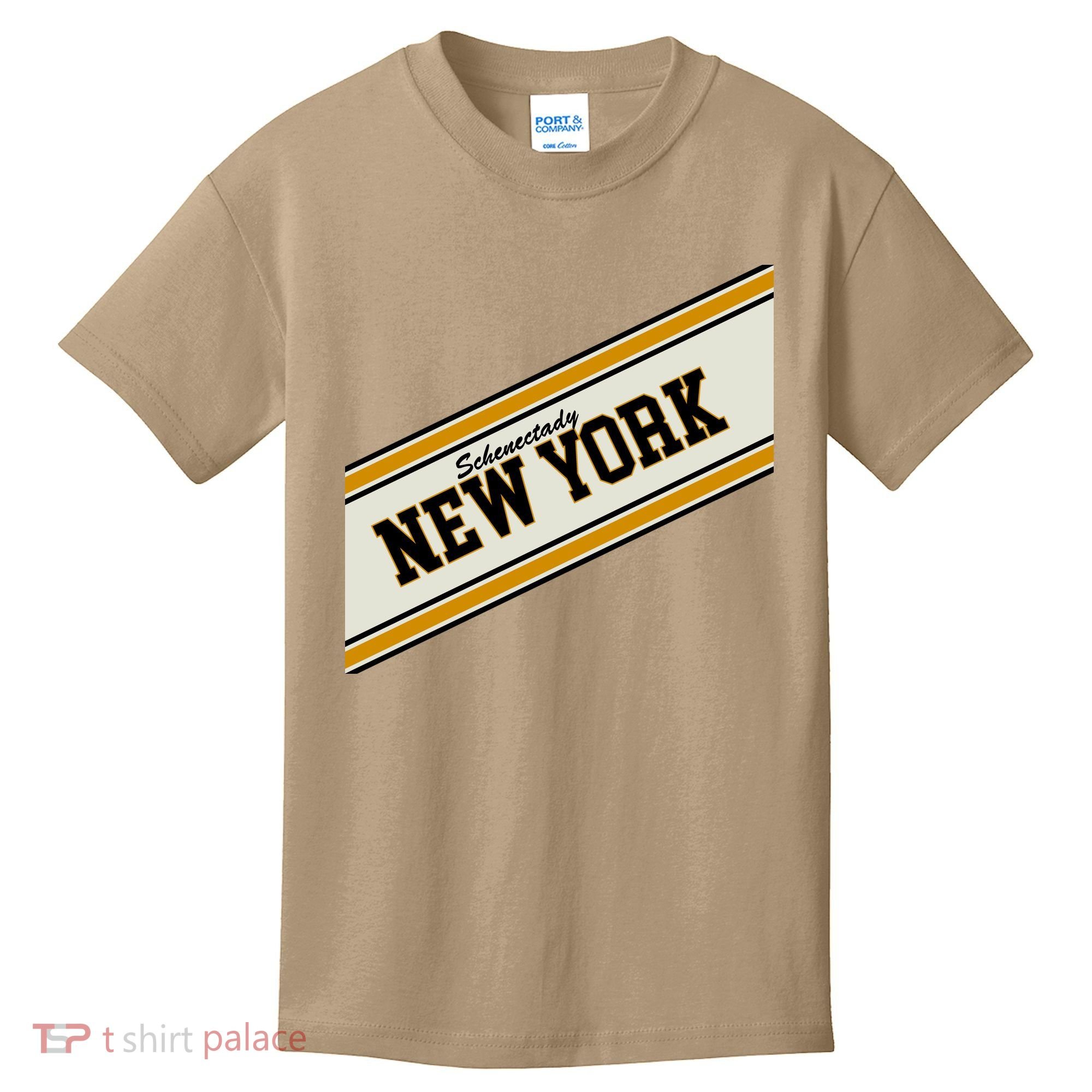 Schenectady New York Varsity Logo Kids T-Shirt