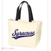 Syracuse New York Varsity Script Classic Sports Jersey Style Tote Bag thumb 3