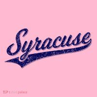 Syracuse New York Varsity Script Classic Sports Jersey Style Coaster thumb 2