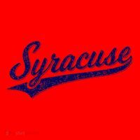 Syracuse New York Varsity Script Classic Sports Jersey Style Santa Hat thumb 1