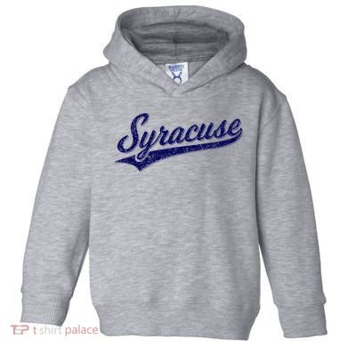 Syracuse New York Varsity Script Classic Sports Jersey Style Toddler Hoodie
