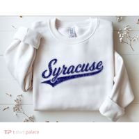 Syracuse New York Varsity Script Classic Sports Jersey Style Sweatshirt thumb 2