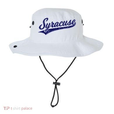 Syracuse New York Varsity Script Classic Sports Jersey Style Bucket Hat