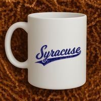 Syracuse New York Varsity Script Classic Sports Jersey Style Coffee Mug thumb 2