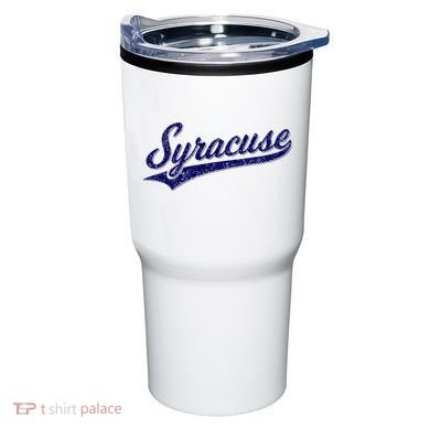 Syracuse New York Varsity Script Classic Sports Jersey Style Tumbler