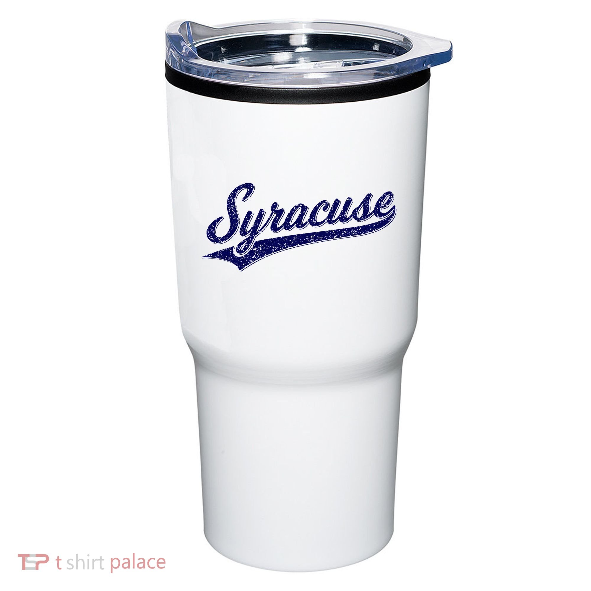 Syracuse New York Varsity Script Classic Sports Jersey Style Tumbler
