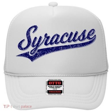 Syracuse New York Varsity Script Classic Sports Jersey Style Hat