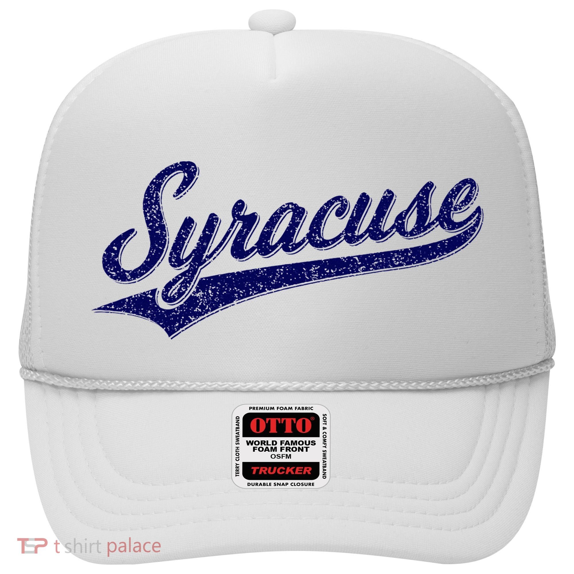 Syracuse New York Varsity Script Classic Sports Jersey Style Hat