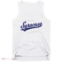 Syracuse New York Varsity Script Classic Sports Jersey Style Tank Top thumb 0
