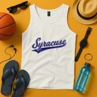 Syracuse New York Varsity Script Classic Sports Jersey Style Tank Top thumb 4