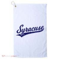 Syracuse New York Varsity Script Classic Sports Jersey Style Golf Towel thumb 0