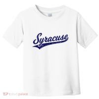 Syracuse New York Varsity Script Classic Sports Jersey Style Toddler T-Shirt thumb 0