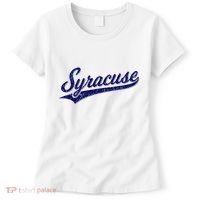 Syracuse New York Varsity Script Classic Sports Jersey Style Women's T-Shirt thumb 0