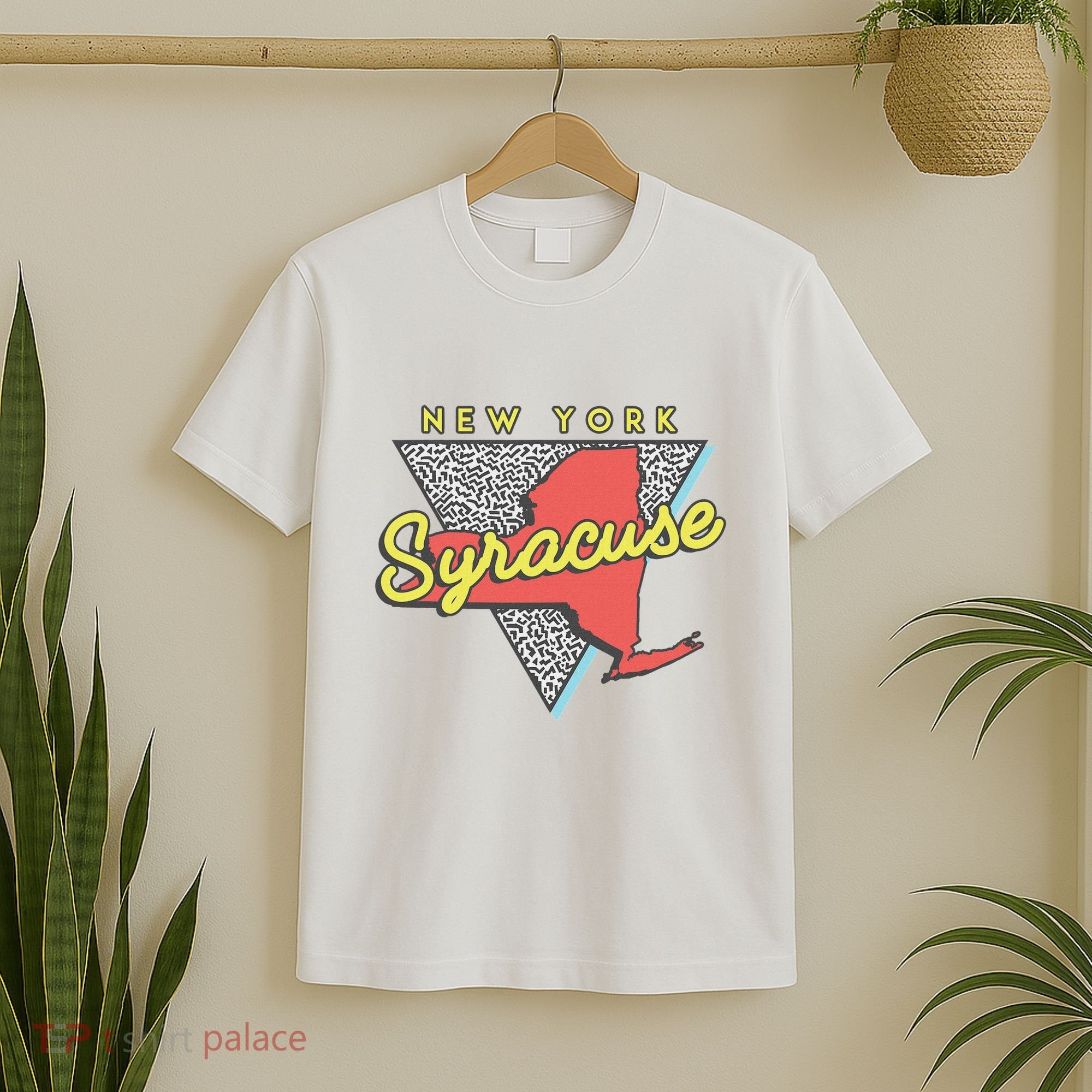 Syracuse New York Vintage Triangle T-Shirt