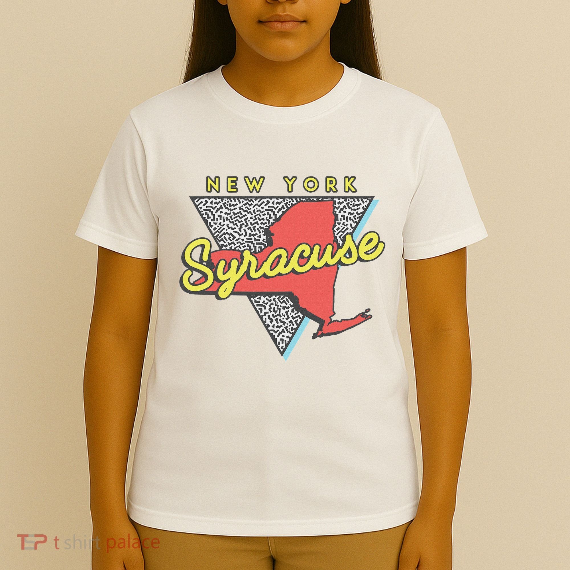 Syracuse New York Vintage Triangle T-Shirt