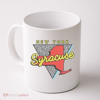 Syracuse New York Vintage Triangle Coffee Mug