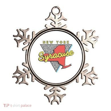 Syracuse New York Vintage Triangle Ornament