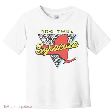 Syracuse New York Vintage Triangle Toddler T-Shirt