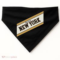 Syracuse New York Varsity Logo USA-Made Doggie Bandana thumb 0