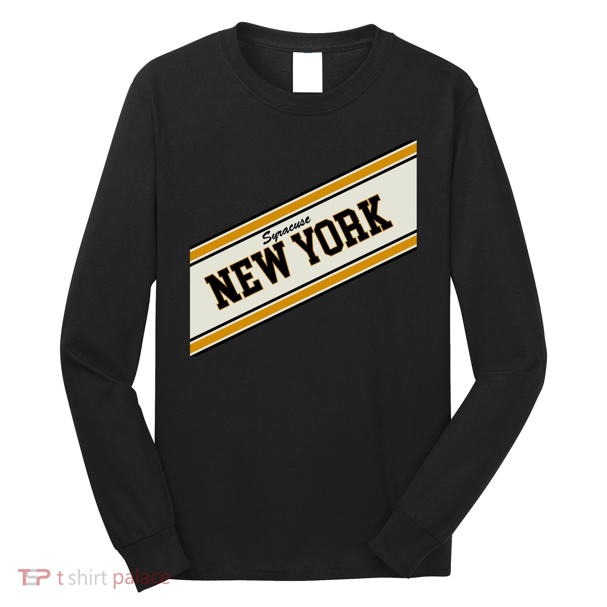 Syracuse New York Varsity Logo Long Sleeve Shirt