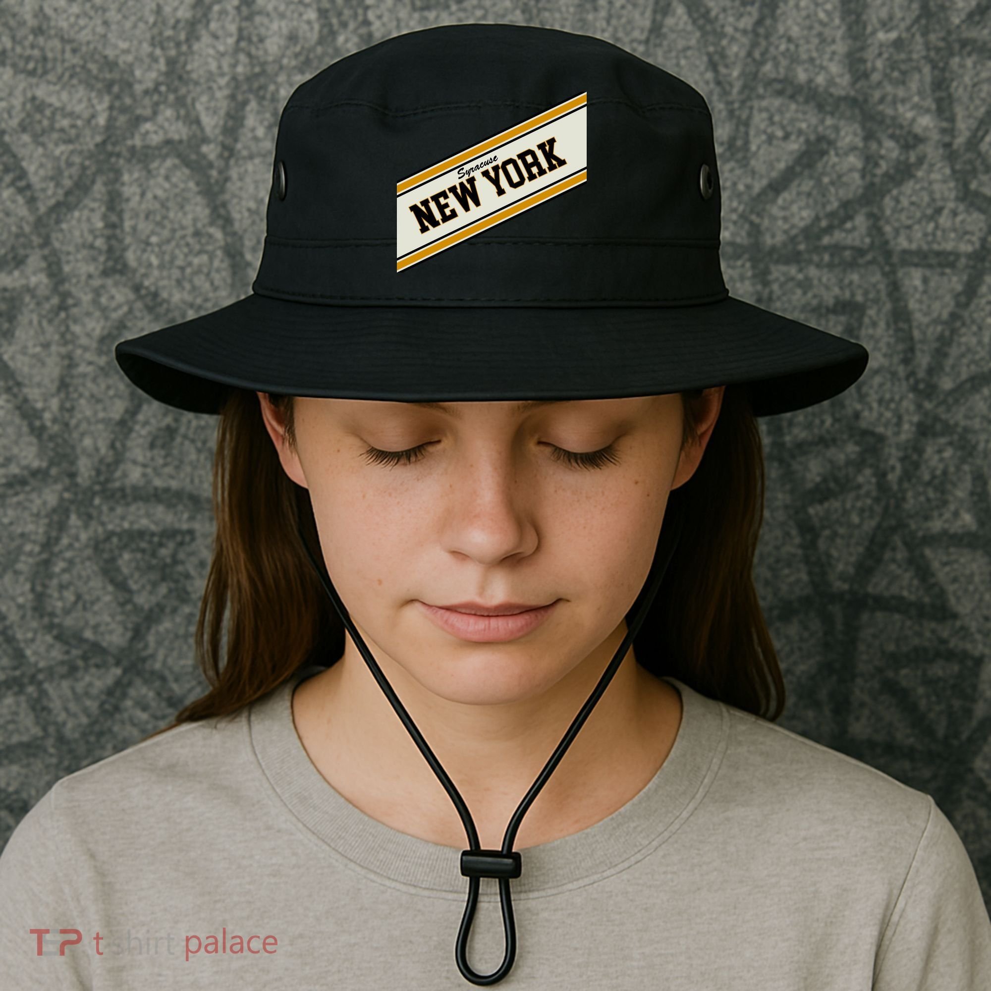 Syracuse New York Varsity Logo Bucket Hat
