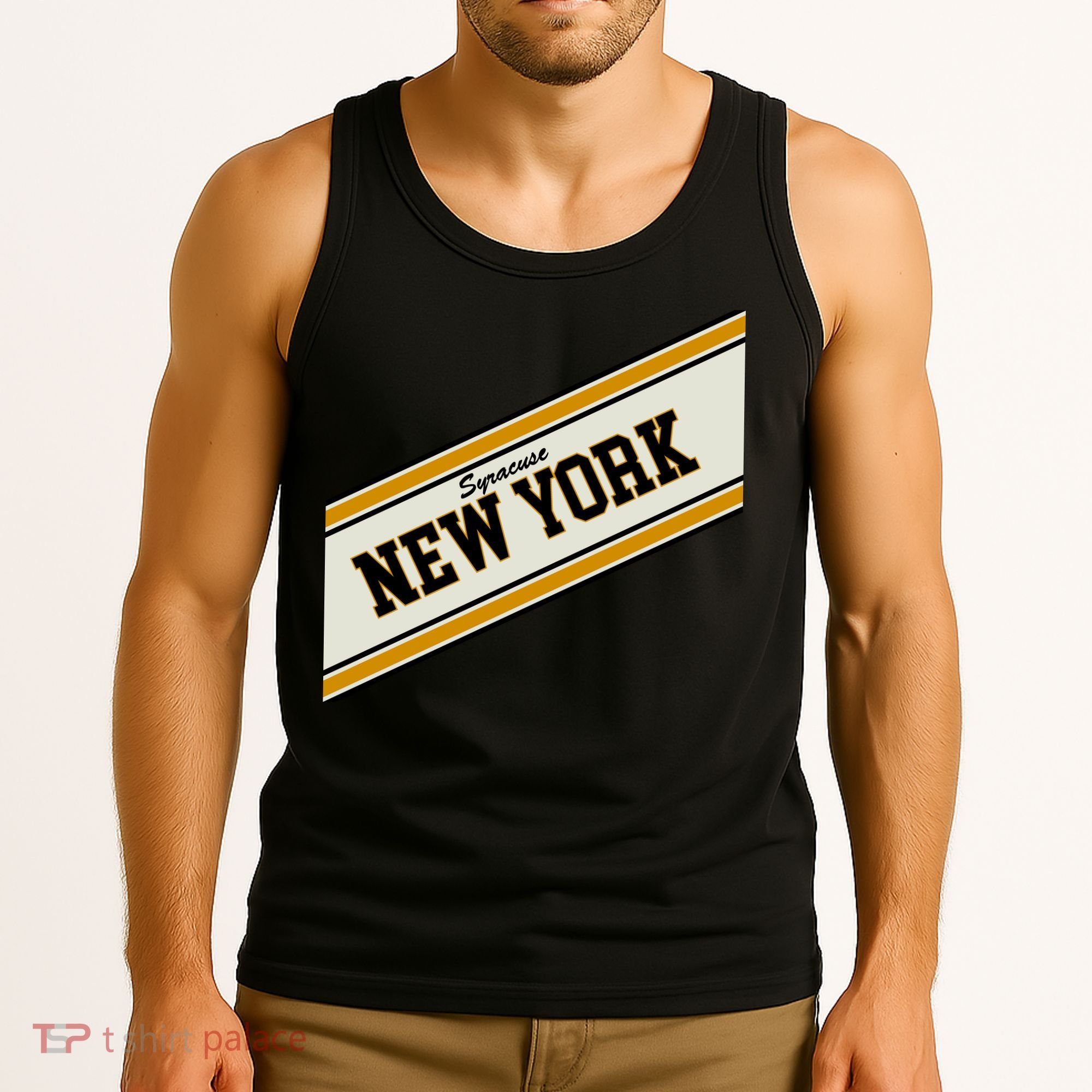 Syracuse New York Varsity Logo Tank Top