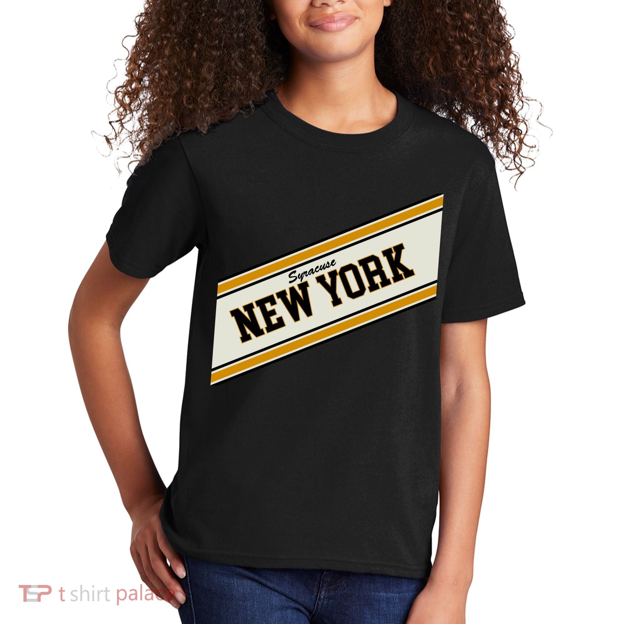 Syracuse New York Varsity Logo Kids T-Shirt
