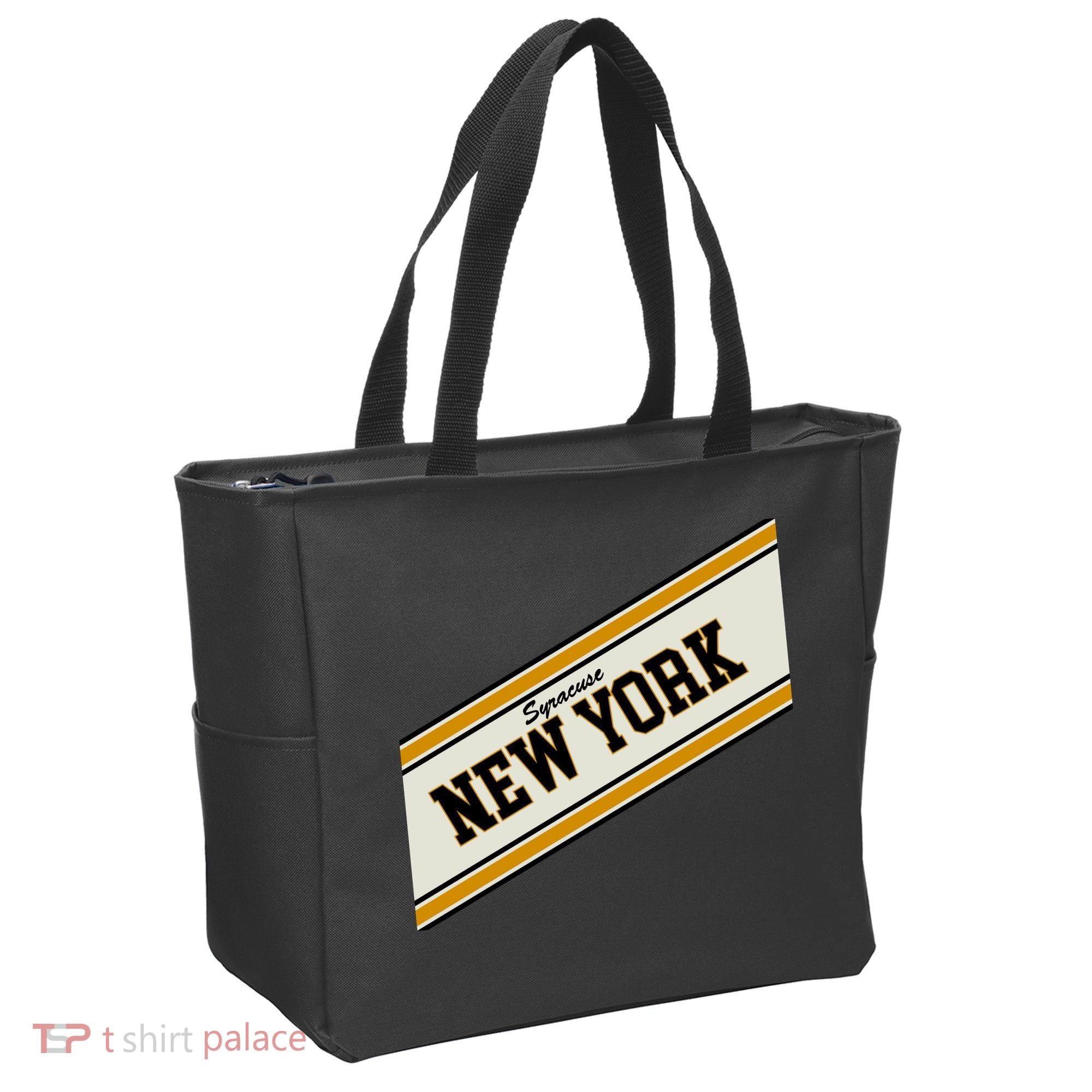 Syracuse New York Varsity Logo Tote Bag