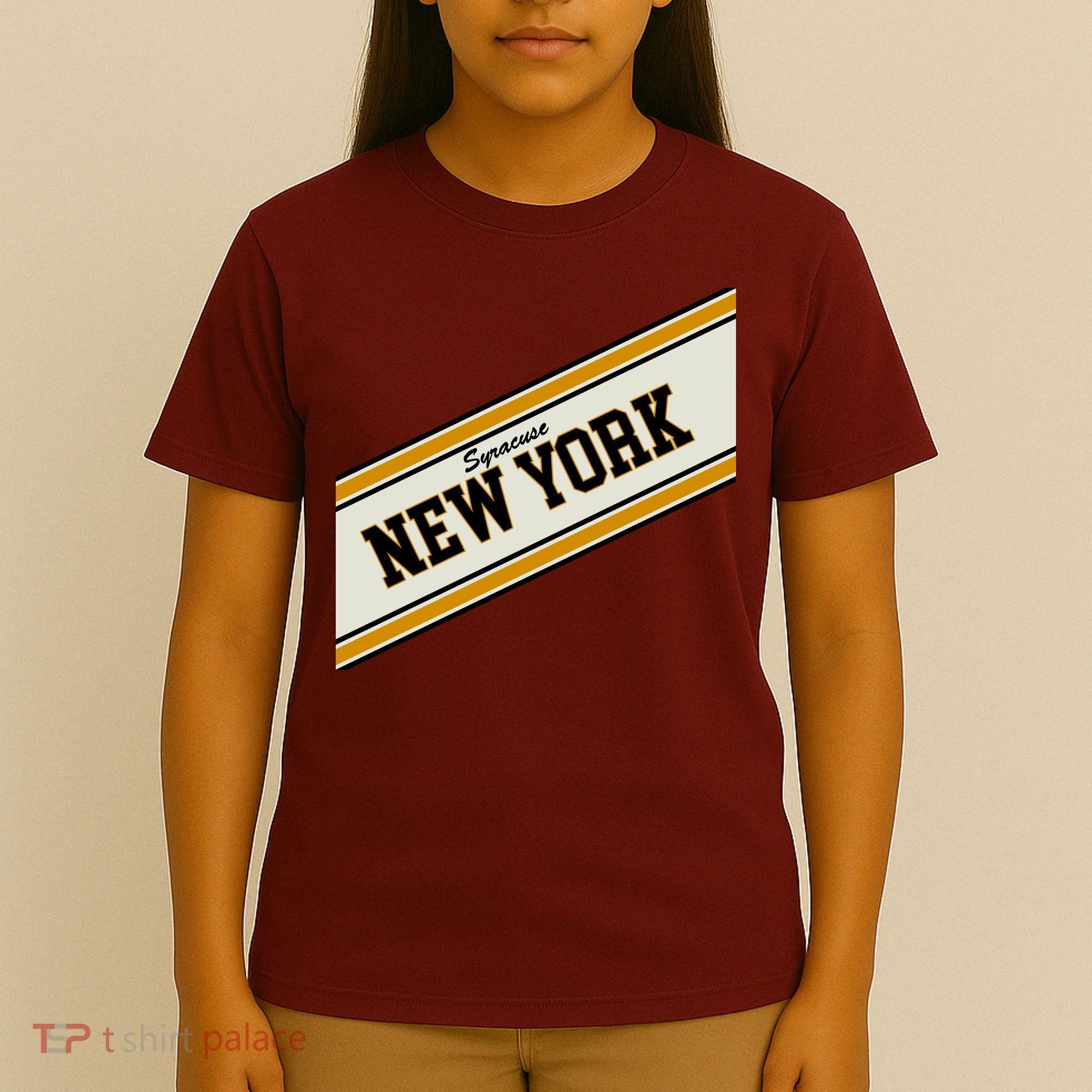 Syracuse New York Varsity Logo T-Shirt